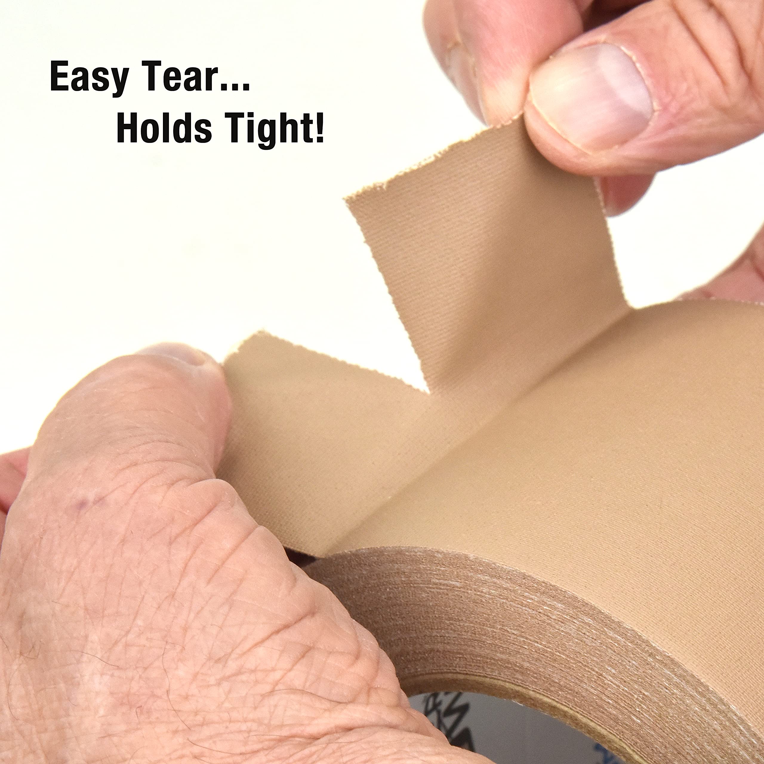 Gaffer Power Professional Heavy Duty Gaffers Tape - 3 Inch x 30 Yards, Tan - Non-Reflective Multipurpose Tape Made in USA | Ideal for Stage Lighting, Photography, Theater & DIY Projects