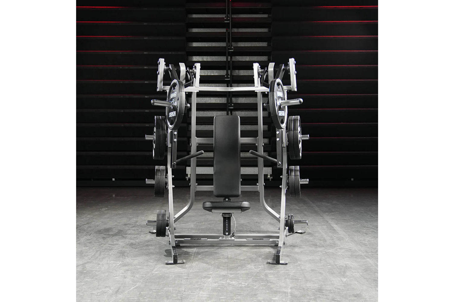 Hammer Strength Plate Loaded Iso-Lateral Bench Press - Commercial Gym Equipment for Home & Professional Strength Training