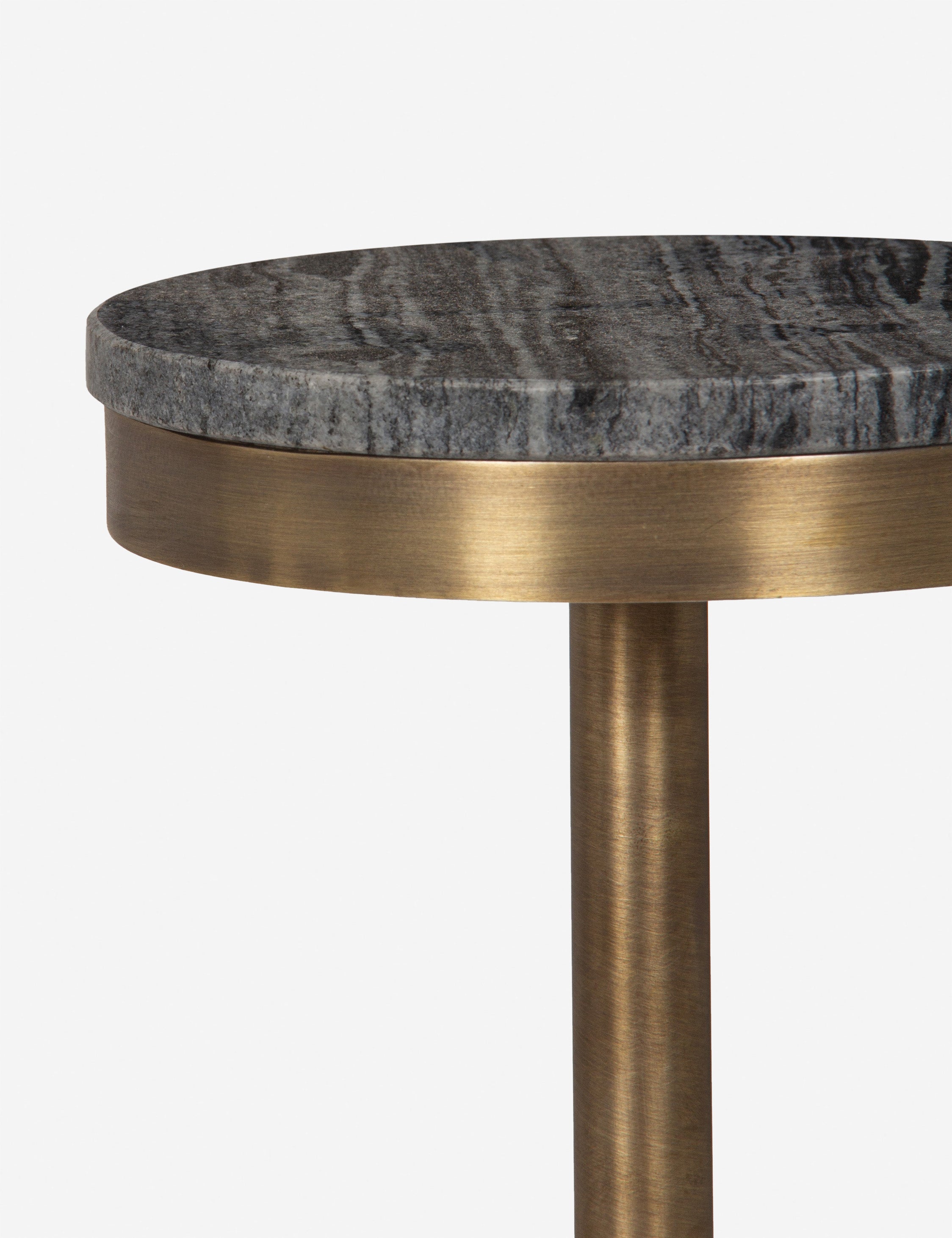 Modern Oswald Side Table - Small End Table with Storage Shelf for Living Room, Bedroom, or Office - Stylish & Functional Nightstand or Accent Table