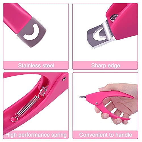 FAMEZA Professional Acrylic Nail Clipper & Trimmer - Precision Fake Nail Cutter for Artificial Nails, Tips & Extensions - Perfect for Salon, Home Manicure & Nail Art DIY