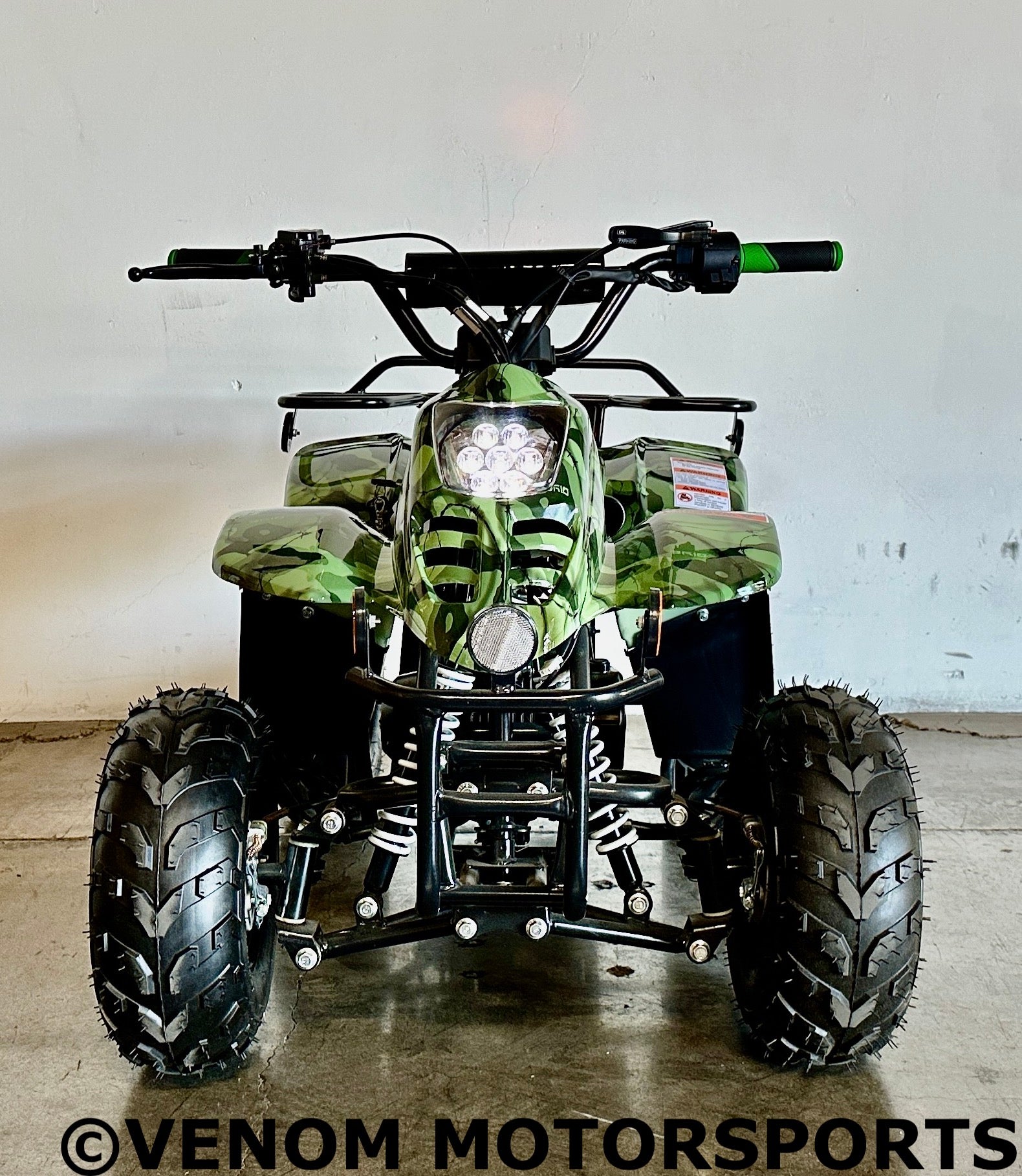 Venom Moccasin 110cc ATV - Fully Automatic Gas-Powered Quad Bike for Adults & Teens - Perfect for Off-Road Trail Riding, Farm Work & Backyard Fun
