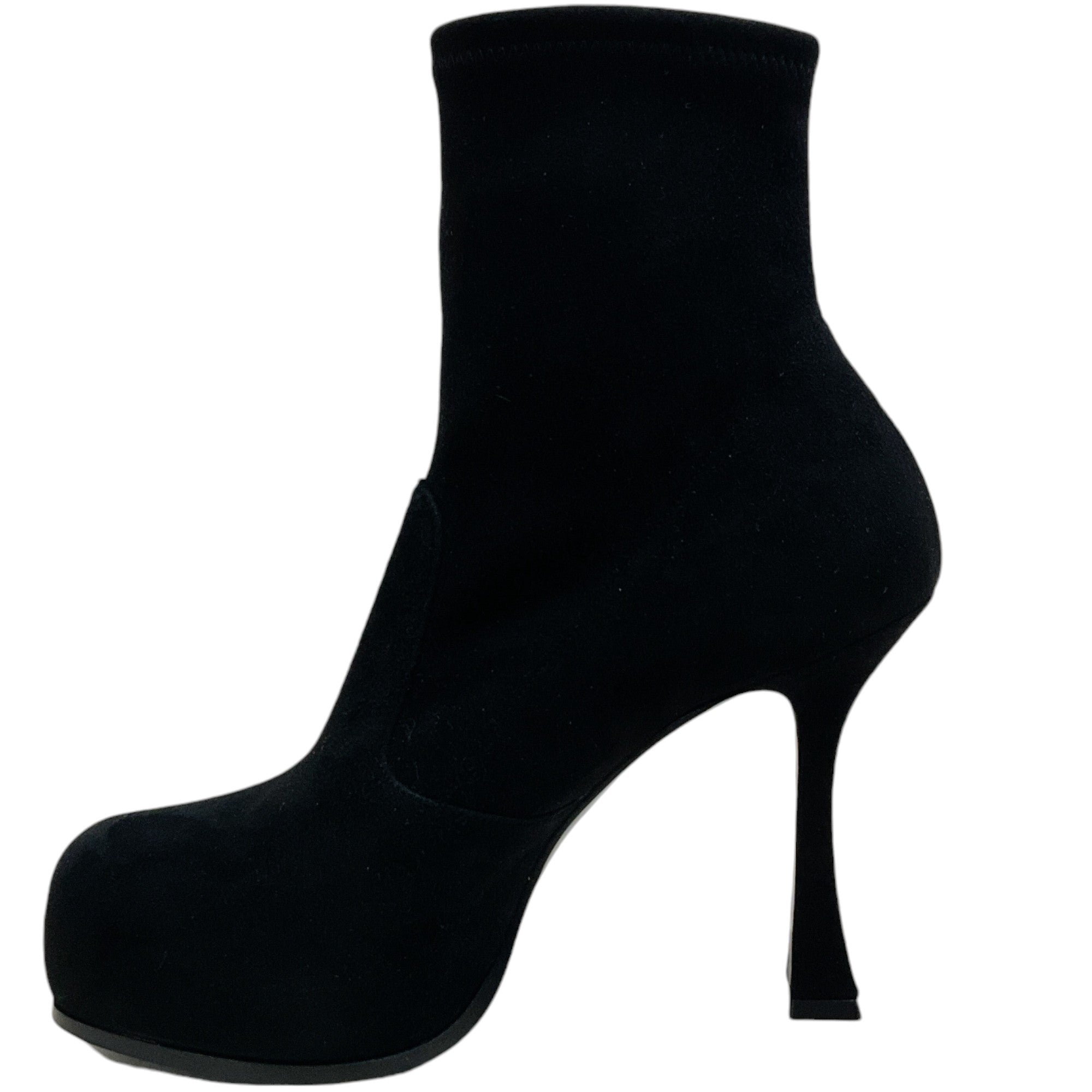 Casadei Black Suede Platform Booties for Women - Chunky Heel Ankle Boots | Perfect for Fall Winter Outfits, Date Nights & Office Wear