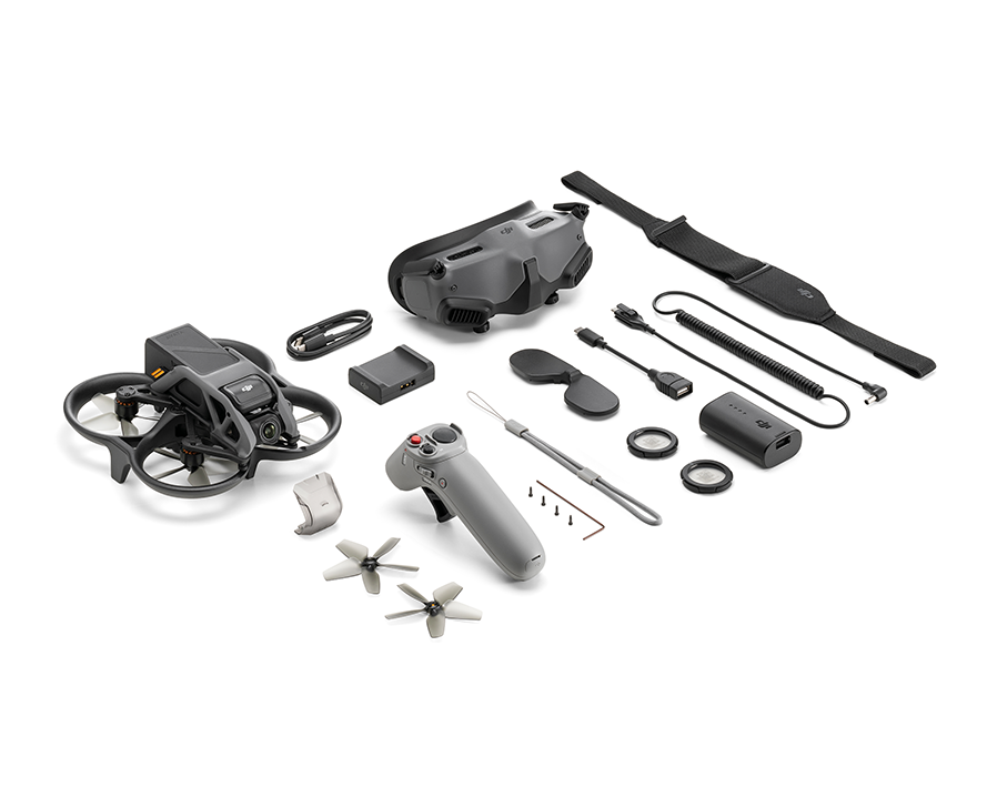 DJI Avata Pro View Combo with DJI Goggles 2 - FPV Drone with HD Video, 4K Camera & Immersive Flight Experience - Perfect for Aerial Photography, Cinematic Shots & Adventure Exploration
