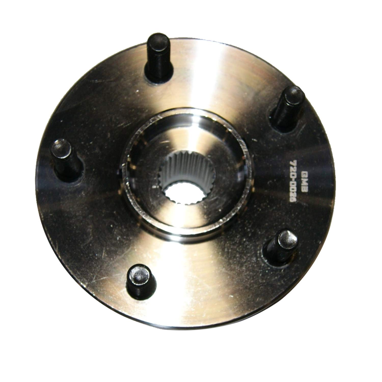 GMB 720-0026 Wheel Bearing Hub Assembly Replacement for Cars & Trucks - Durable Front/Rear Wheel Hub Unit - Perfect for Off-Roading, Towing & Daily Driving