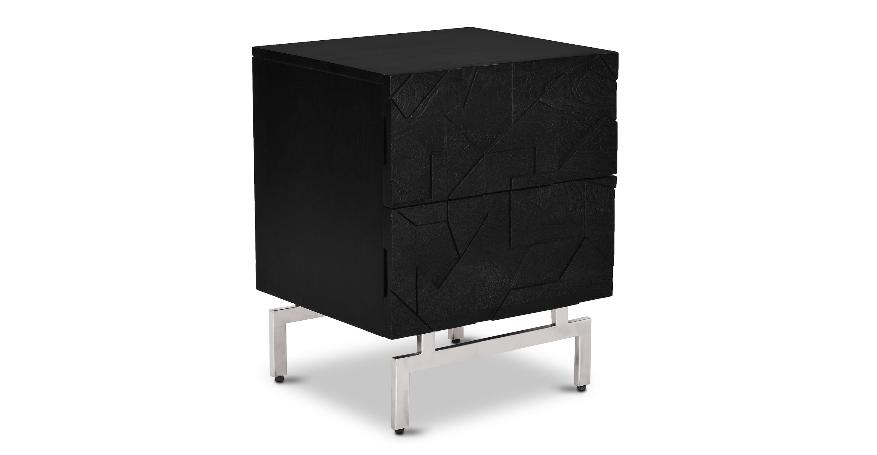 Modern Wooden Nightstand with Drawer - Stylish Bedside Table for Bedroom, Living Room & Office - Compact Storage Solution for Books, Lamps & Essentials