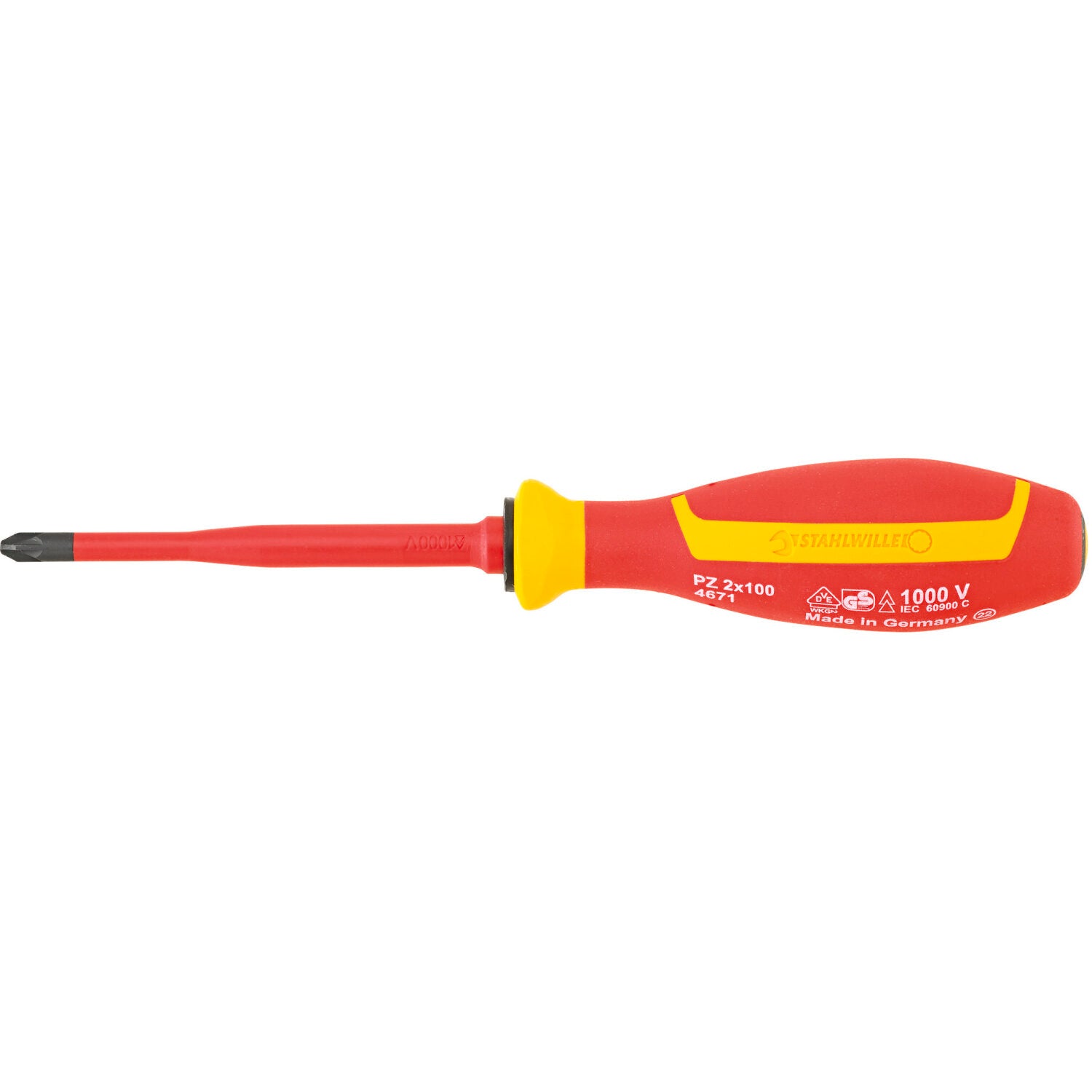 Stahlwille 96838814 VDE Insulated Screwdriver Set DRALL+ - Professional Electrician Tools for Safe Electrical Repairs and DIY Projects