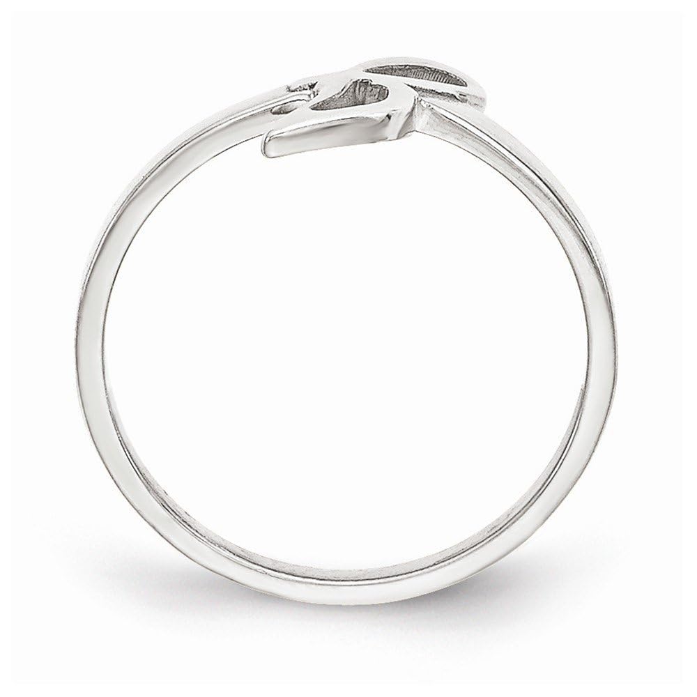 Personalized 925 Sterling Silver Initial Ring - Custom Letter Script or Block Font Ring Band for Women & Men - Perfect for Engagements, Anniversaries & Gifts