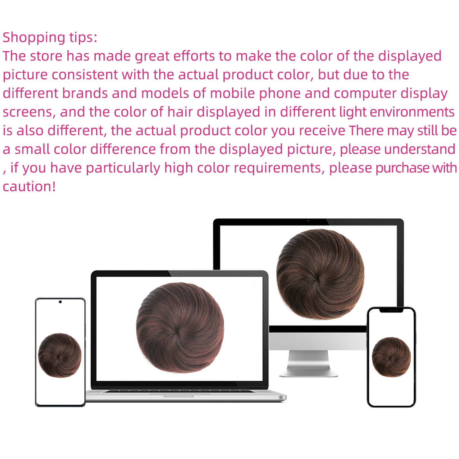 2PCS Brown Fake Hair Buns for Women & Girls - Perfect for Workplace, Bridal, Wedding & Updo Hairstyles - Natural-Looking Hairpiece Accessories