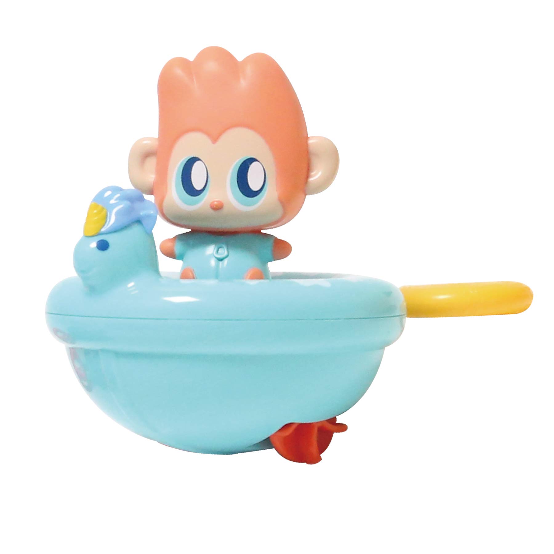 Kim Player Wind-Up Baby Bath Toys for Toddlers Age 1-3 Years - Fun Swimming Monkey Bath Time Toy for Boys & Girls - Perfect Gift for Birthday & Christmas - Encourages Water Play & Sensory Development