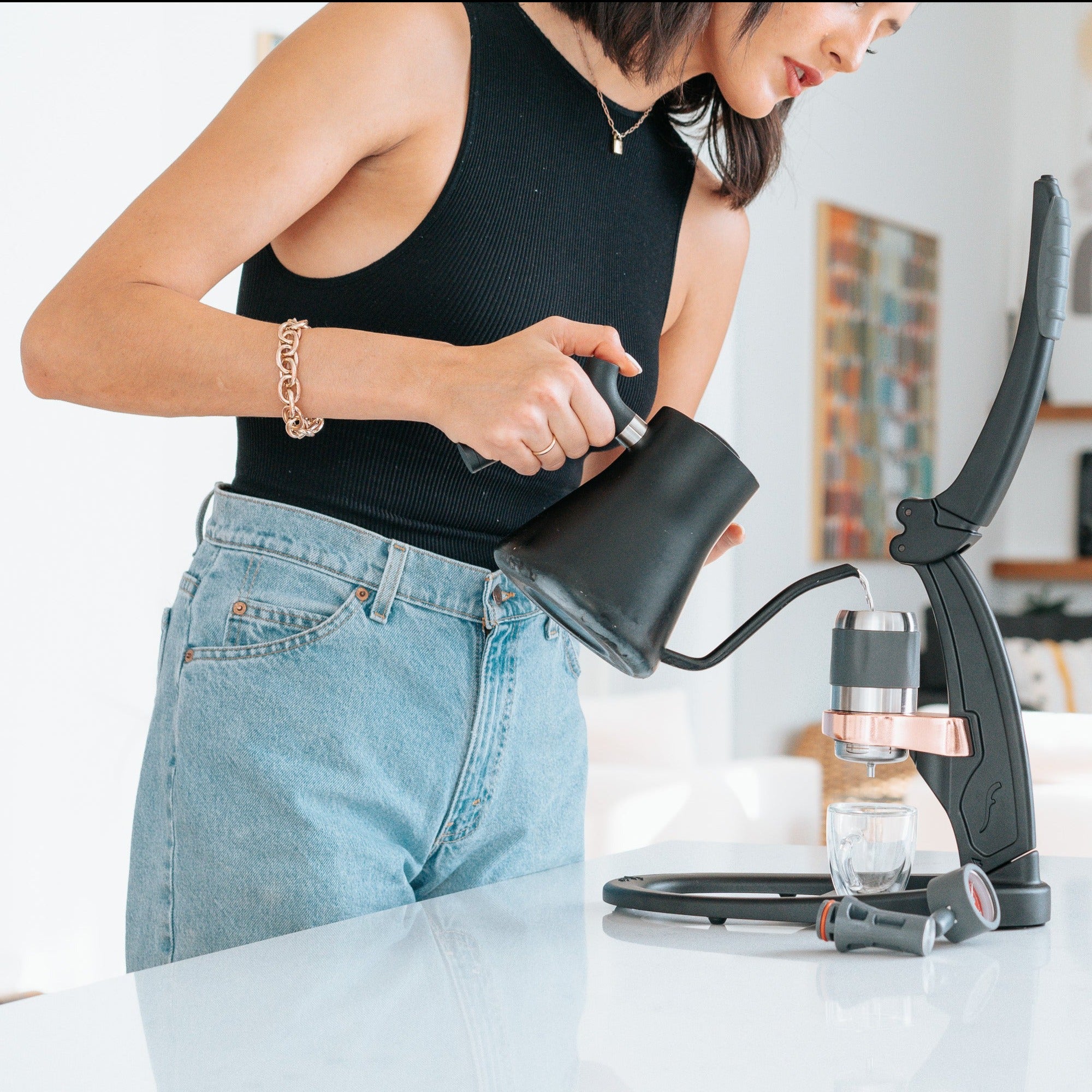 Flair 58 Pro 2 Manual Espresso Maker - Premium Lever Coffee Machine for Home Baristas | Perfect for Espresso Lovers & Specialty Coffee Brewing