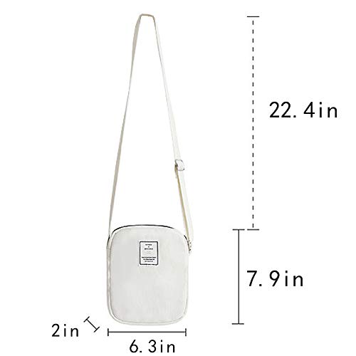 ZLMBAGUS Women's Small Wallet Bag - Mini Crossbody Shoulder Purse for Phone & Coins - Lightweight Canvas Handbag for Everyday Use, Travel & Shopping