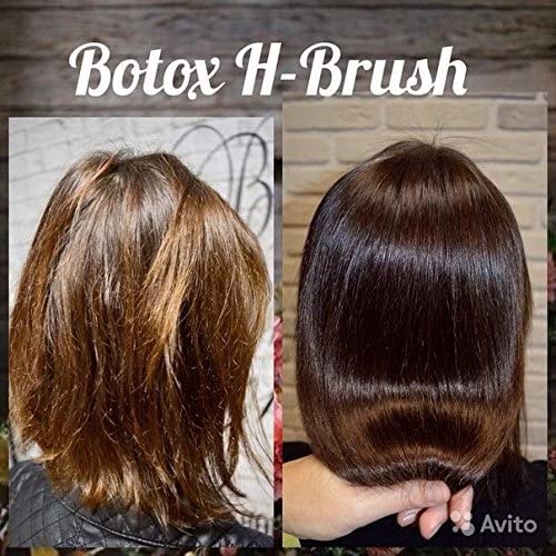 Brazilian Keratin Hair Treatment Brush - H-Brush Btox Honma Tokyo 2L | Professional Straightening & Smoothing System | 100% Straight Hair with Volume Control | Includes $30 Free Gifts | Perfect for Salon-Quality Hair at Home or Professional Styling