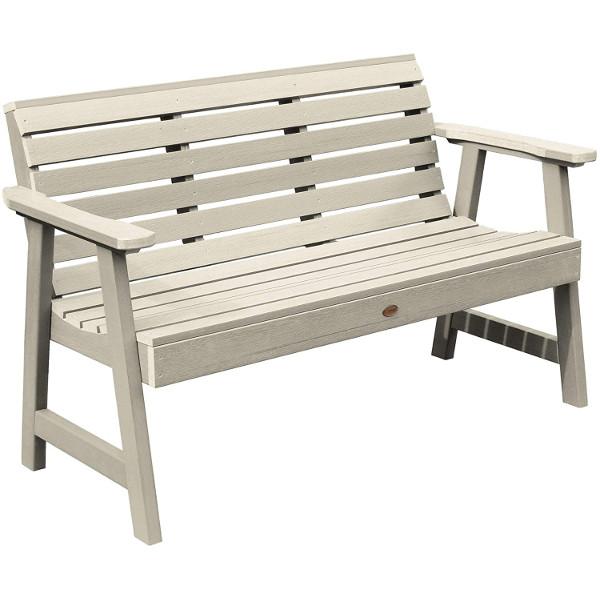 Weather-Resistant Synthetic Wood Garden Bench for Outdoor Patio, Backyard, and Garden Decor - Durable & Stylish USA-Made Seating Solution
