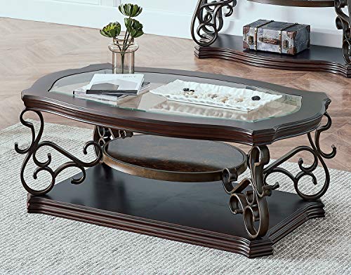Coffee Table, Dark Brown