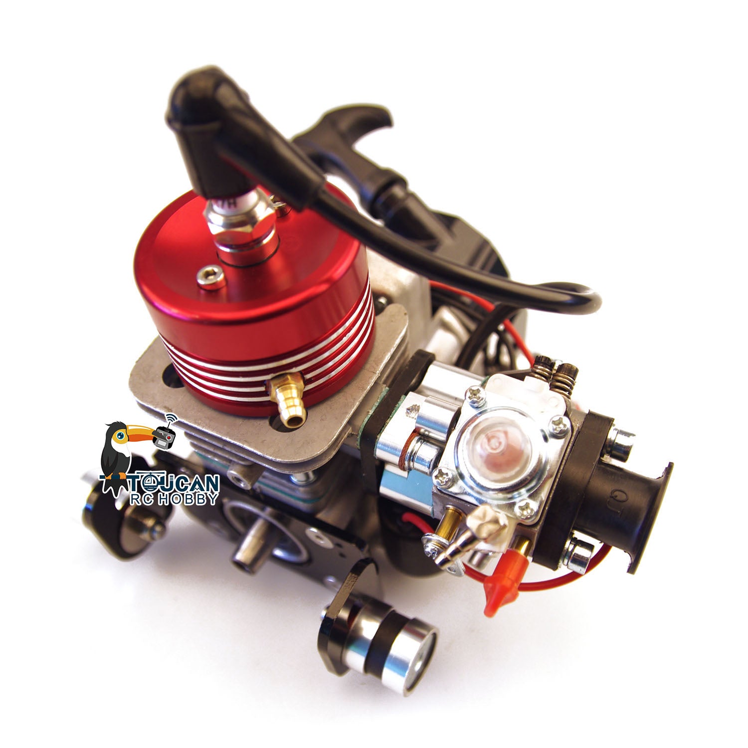 DT 30.5CC Gasoline Engine for Racing RC Boat - Waterproof Remote Control Vehicle Compatible with DT125, G30H, G30E, G30F, G30K, G30C, G30D Models - Perfect for High-Speed RC Boat Racing and Water Sports Competitions