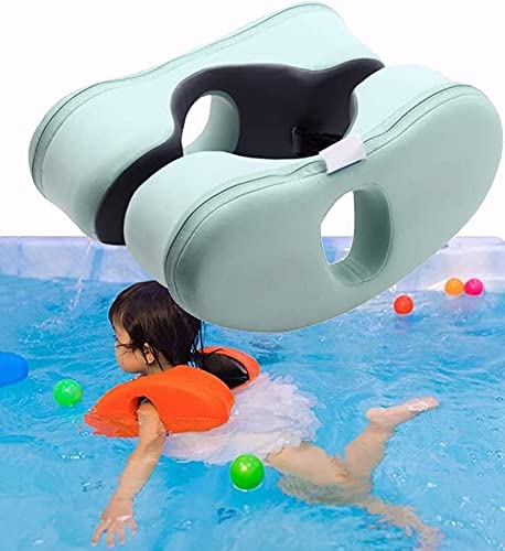 **EPE Foam Baby Neck Float Ring - Non-Inflatable Infant Swim Training Aid for Pool & Beach - Safe Shoulder Support for Toddlers & Kids (Green, Size L)**    *Perfect for swimming lessons, water play, and pool safety – helps babies build confidence in the water!*