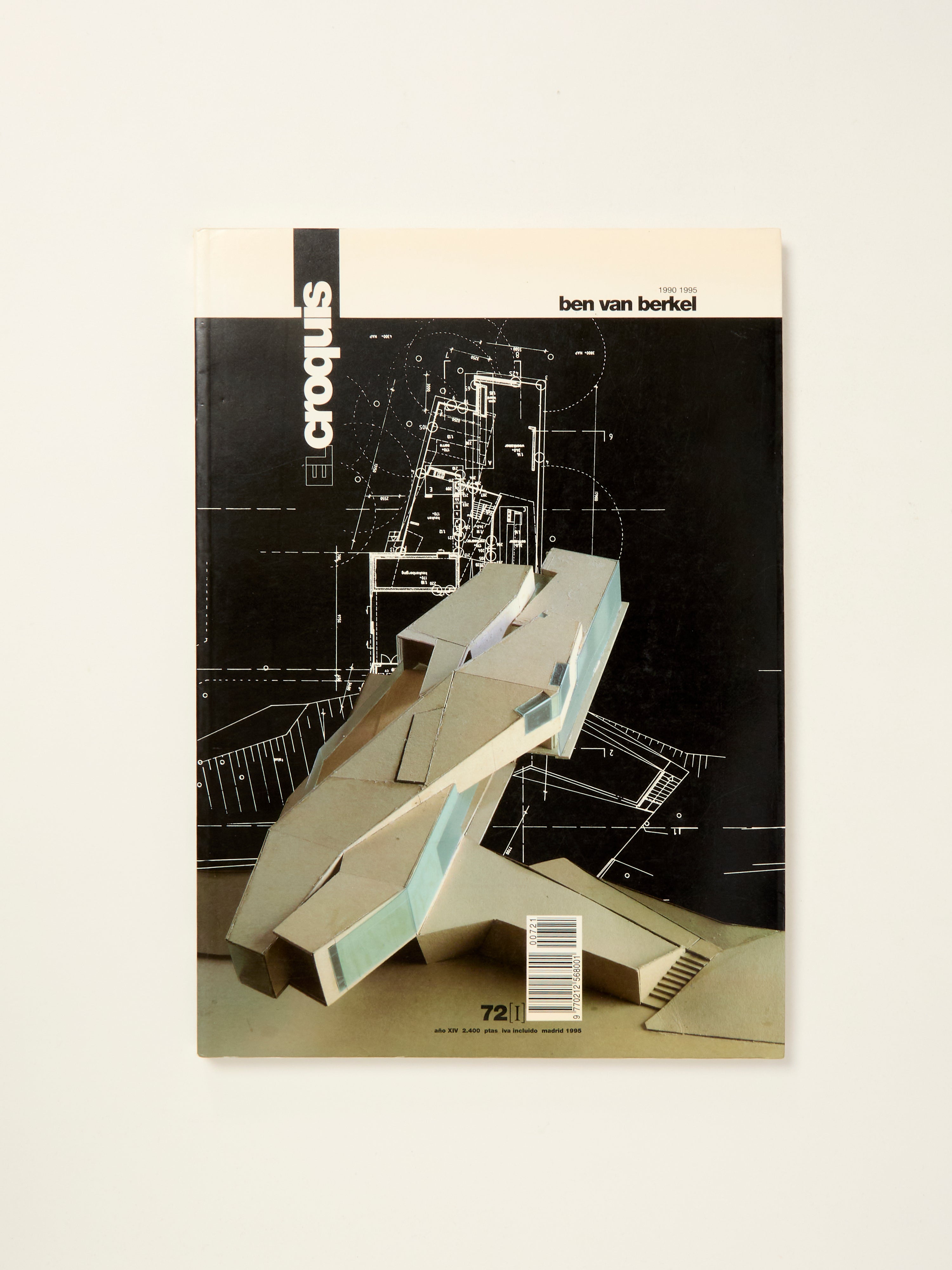 El Croquis 72[I]: Ben Van Berkel Architecture Monograph 1990-1995 | Architectural Design Book for Professionals & Students | Perfect for Studio Reference & Academic Research