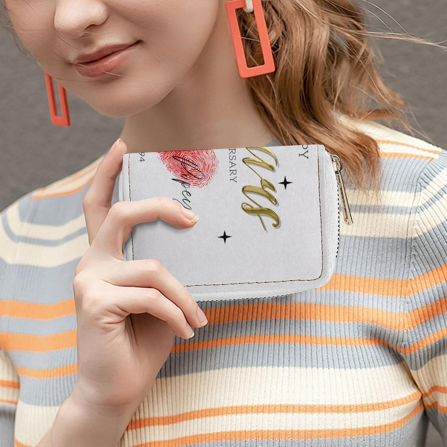 Custom Printed Wallets - Personalized Name & Photo Engraved Wallets for Men & Couples | Unique Christmas Gifts for Him & Her | Perfect for Anniversaries, Birthdays & Special Occasions