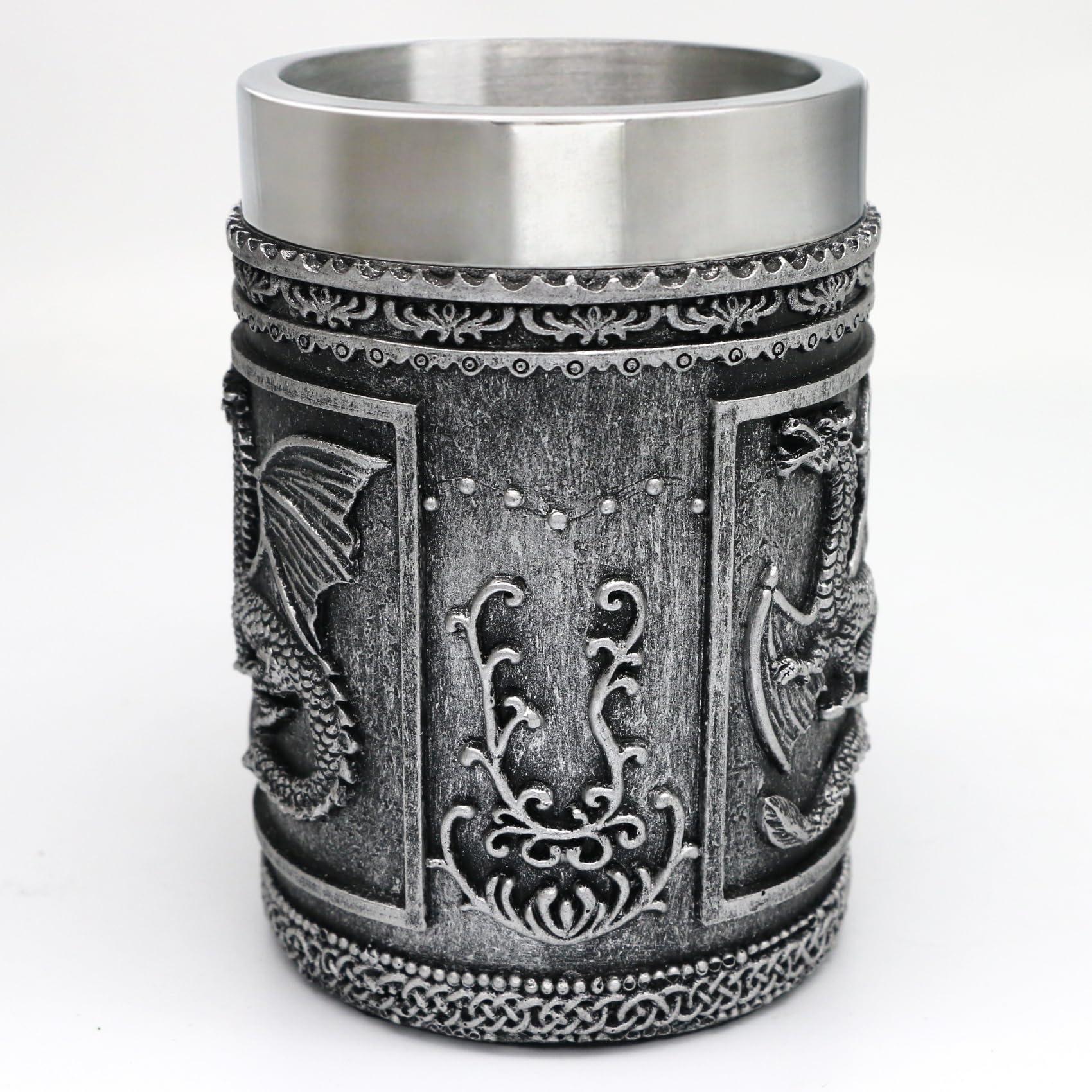 Dungeons and Dragons Stainless Steel Coffee Mug - 21oz Large Gaming Beer Tankard for D&D Fans - Perfect Gift for Men, Collectors & Lovers - Great for Game Nights, Parties & Fantasy Decor