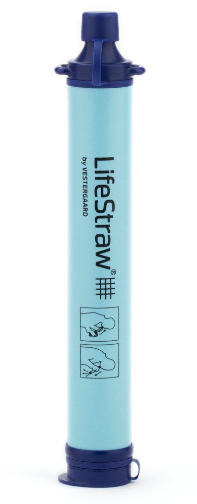 LifeStraw Personal Water Filter - Portable Straw for Hiking, Camping, Travel & Emergency Survival | Purify Water from Lakes, Rivers & Streams | Perfect for Outdoor Adventures & Disaster Preparedness