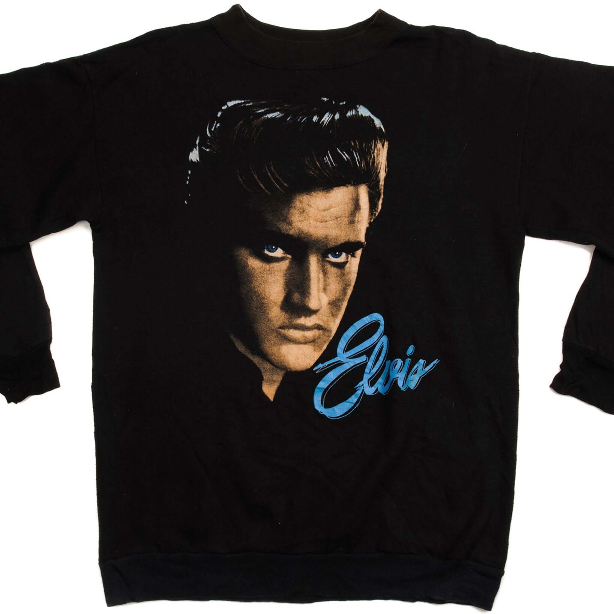 Vintage Elvis Presley Sweatshirt - Large Size, Made in USA - Retro Music Fan Gift for Concerts & Casual Wear