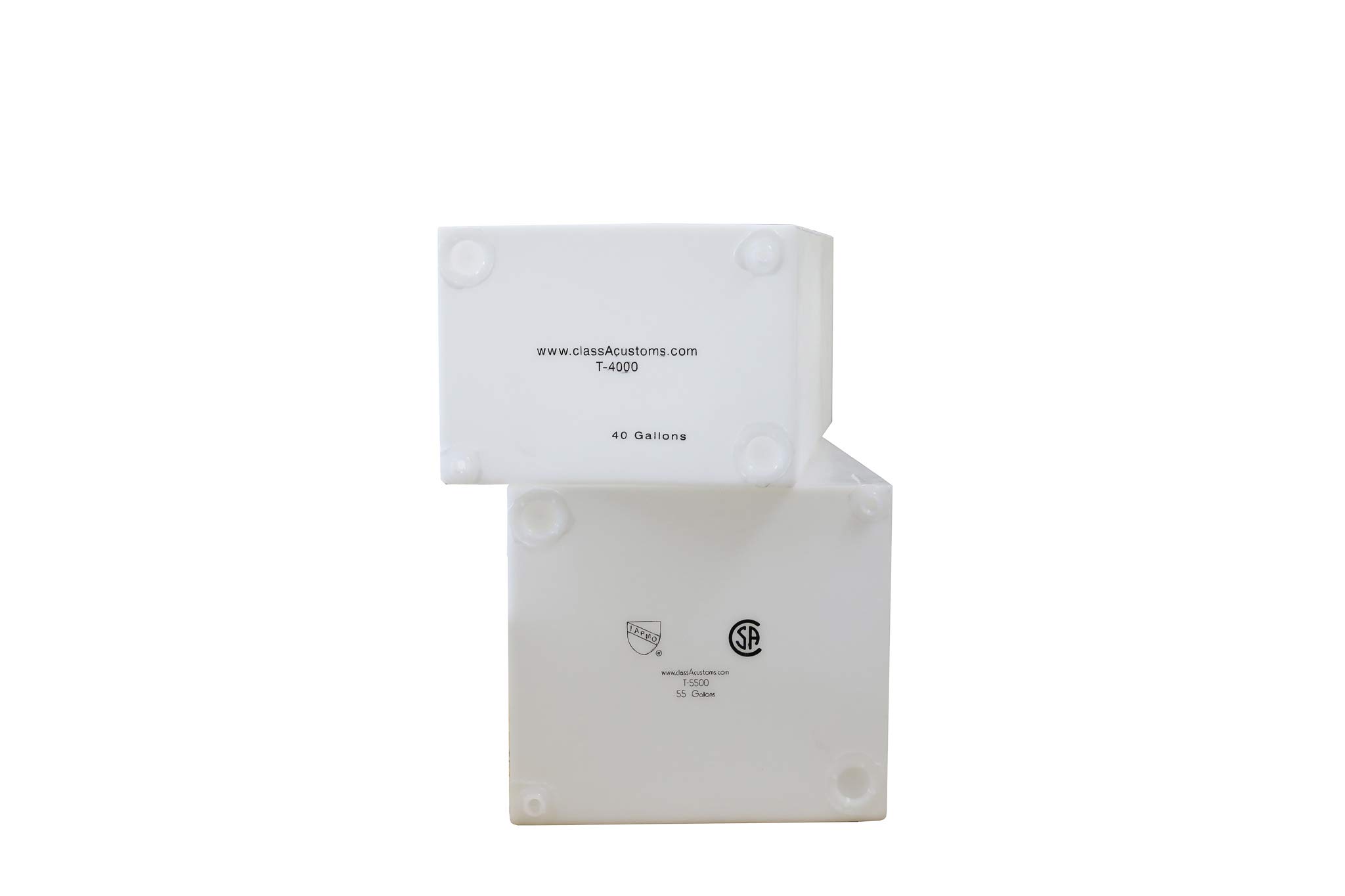 **RV Fresh and Gray Water Tank Combo Pack - 40 Gallon & 55 Gallon - Heavy Duty RV Water Holding Tanks for Camping, Travel Trailers, and Motorhomes**