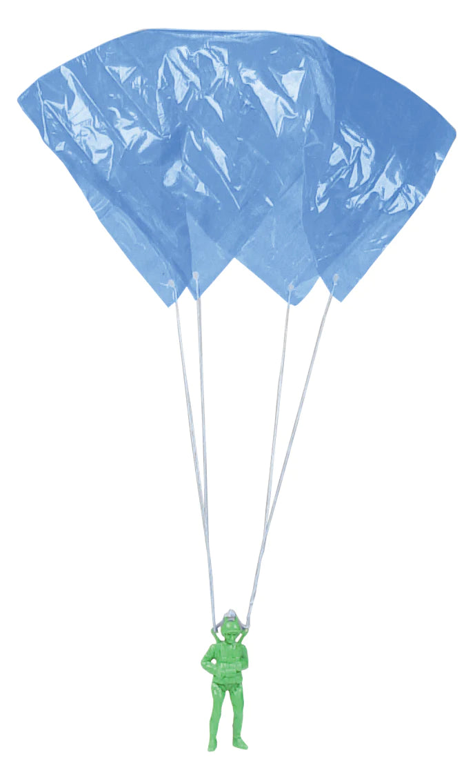 Giant Parachute Toy - 36 Inch Parachuting Action Figure for Outdoor Play & Backyard Games | Perfect for Kids Birthday Parties, Park Activities & Summer Fun