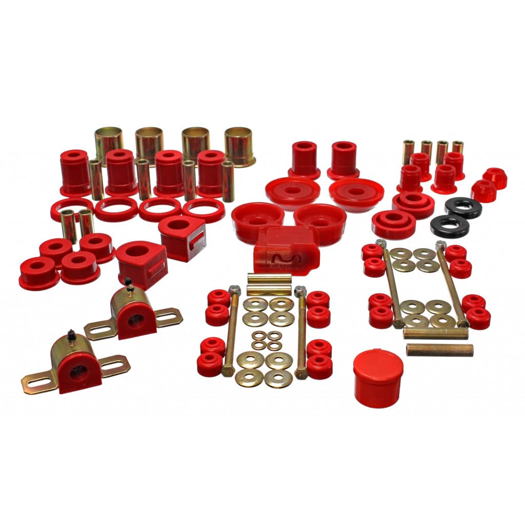 1994-1998 Pontiac Firebird Hyper-Flex Master Bushing Set by Energy Suspension | 3.18130R | Improve Ride Comfort & Handling for Street & Track Performance