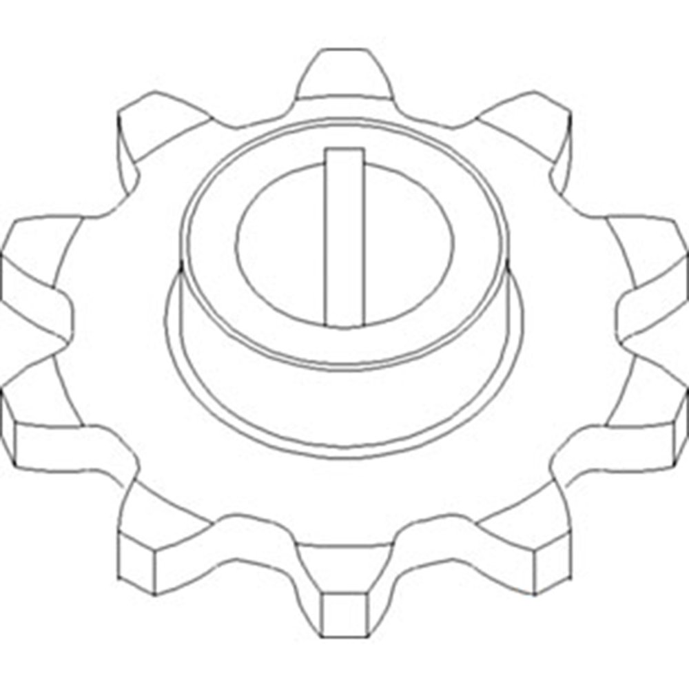 RAParts AMH228383 Clean Grain Elevator Chain Sprocket - Lower Replacement for Combine Harvesters | Durable Agricultural Machinery Parts for Grain Handling & Farm Equipment Maintenance