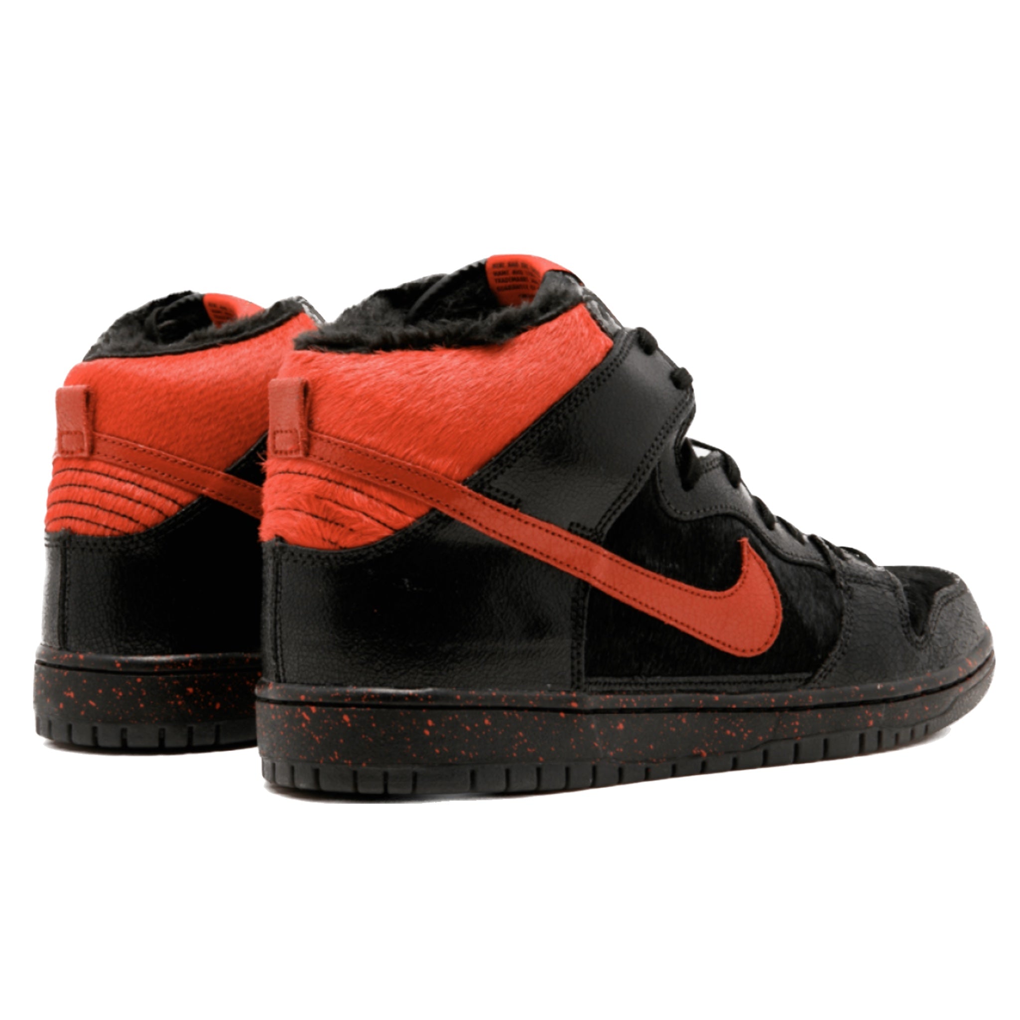 Nike SB Dunk High Krampus Black Gym Red Basketball Shoes - Stylish Sneakers for Skateboarding, Streetwear & Casual Wear