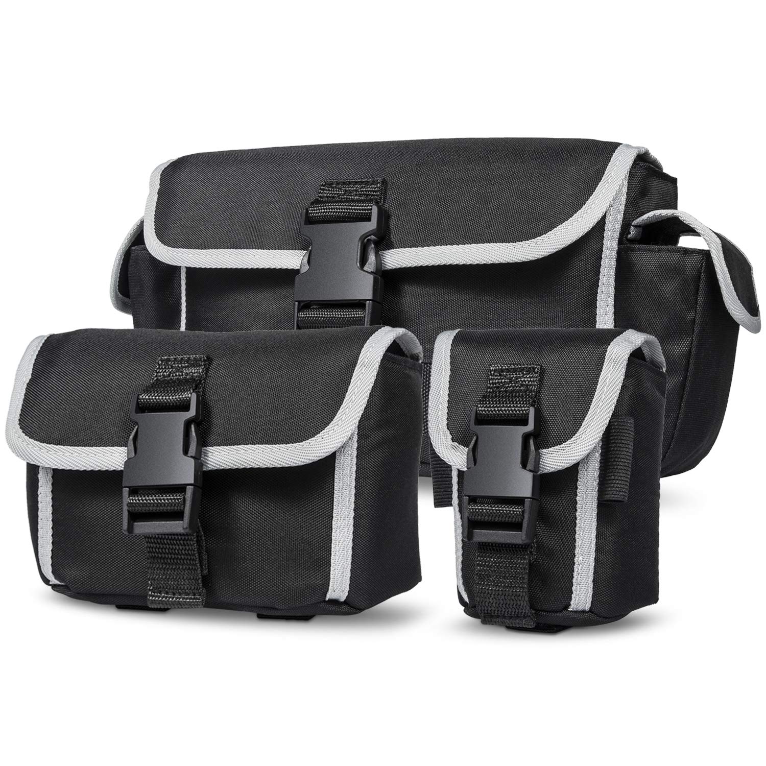 Durable Multi-Size Seat Back Organizer Storage Bags for 2018-2024 Jeep Wrangler JL JLU Rubicon | Molle Compatible Replacement for Part #82215429 | Perfect for Road Trips, Camping & Off-Road Adventures