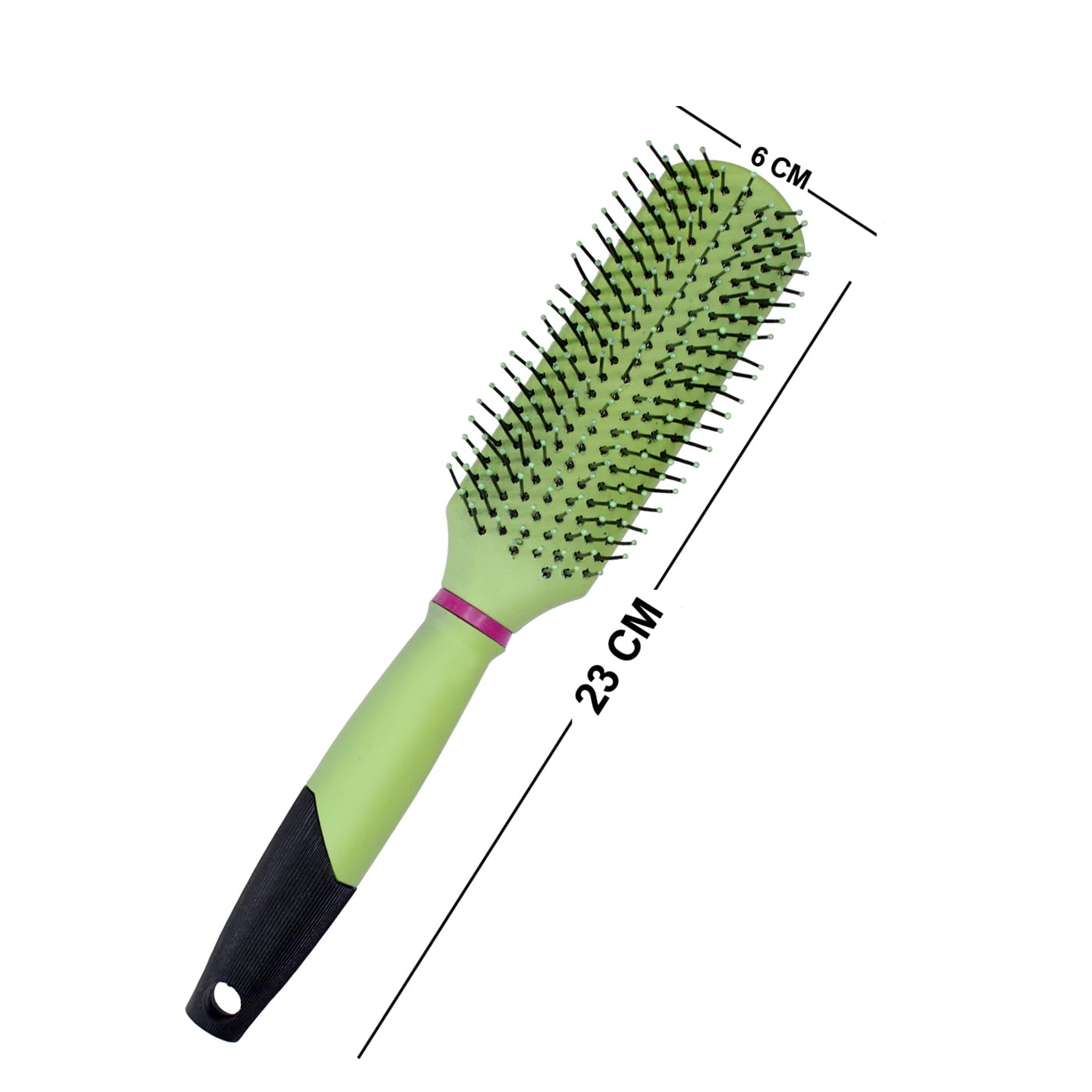 Baal Soft Bristle Wooden Paddle Hair Brush for Men & Women - Gentle Detangling & Scalp Massage - Perfect for Daily Hair Care & Styling at Home or Travel