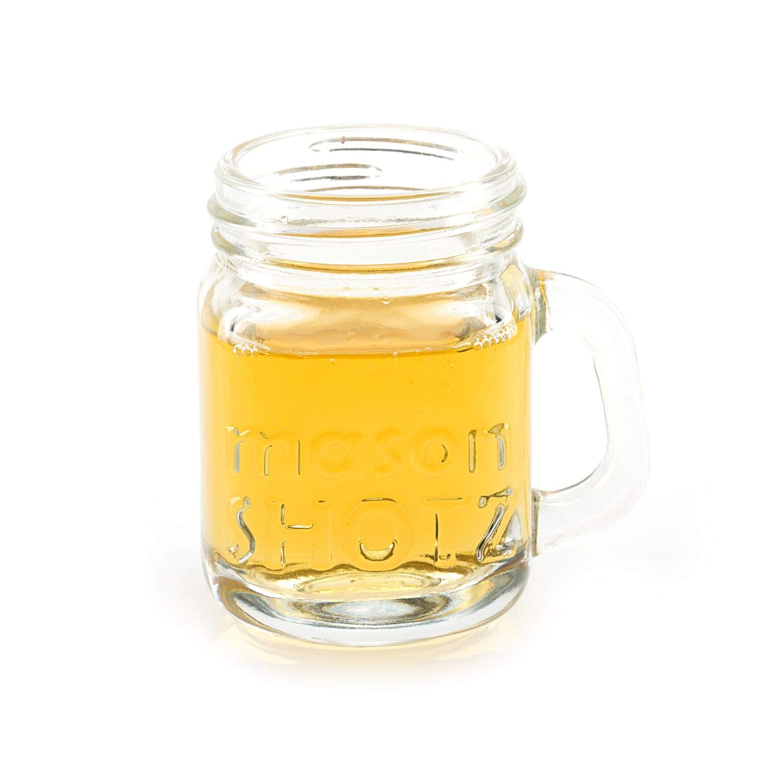 Mini Mason Jar Shot Glasses with Handles (Set of 8) – Leak-Proof Lids – Perfect for Cocktails, Party Favors, DIY Candles & Crafts – Ideal for Weddings, Baby Showers & Home Decor
