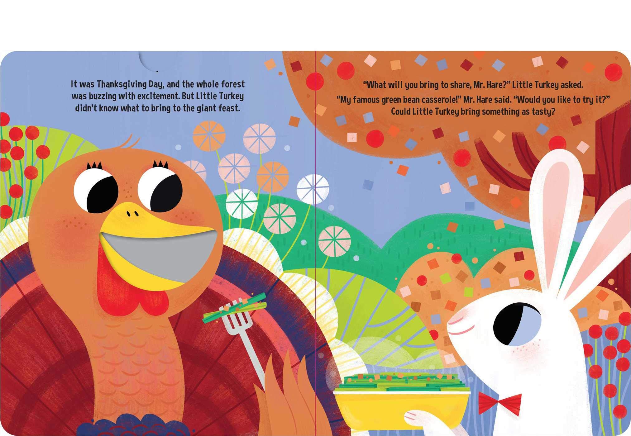 Turkey Gobble Crunchy Board Book for Toddlers - Fun & Durable Early Learning Book for Kids, Perfect for Thanksgiving, Storytime & Interactive Play