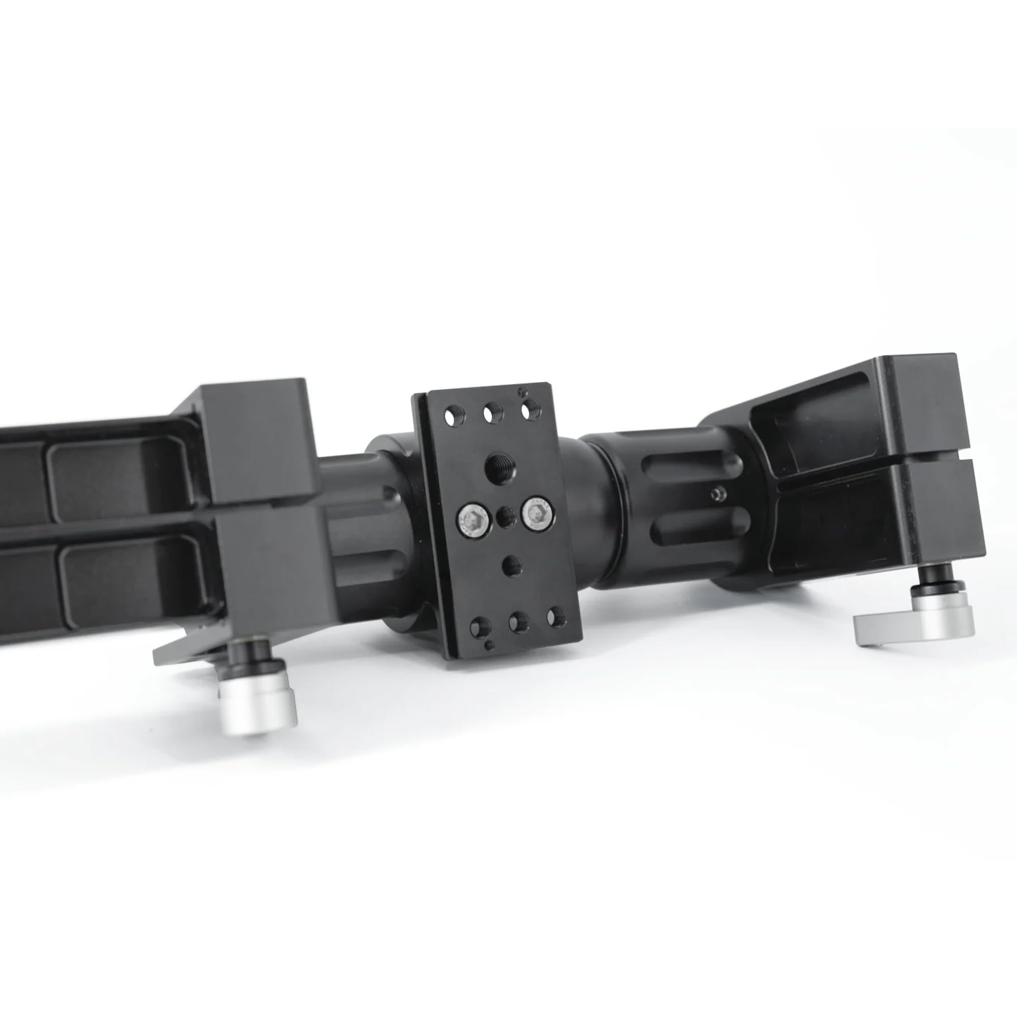 HEIPI HPS23 Dual Camera Mount Bracket - Heavy Duty Tripod Adapter for DSLR & Mirrorless Cameras, Supports Two Lenses - Perfect for Vlogging, Live Streaming & Professional Photography