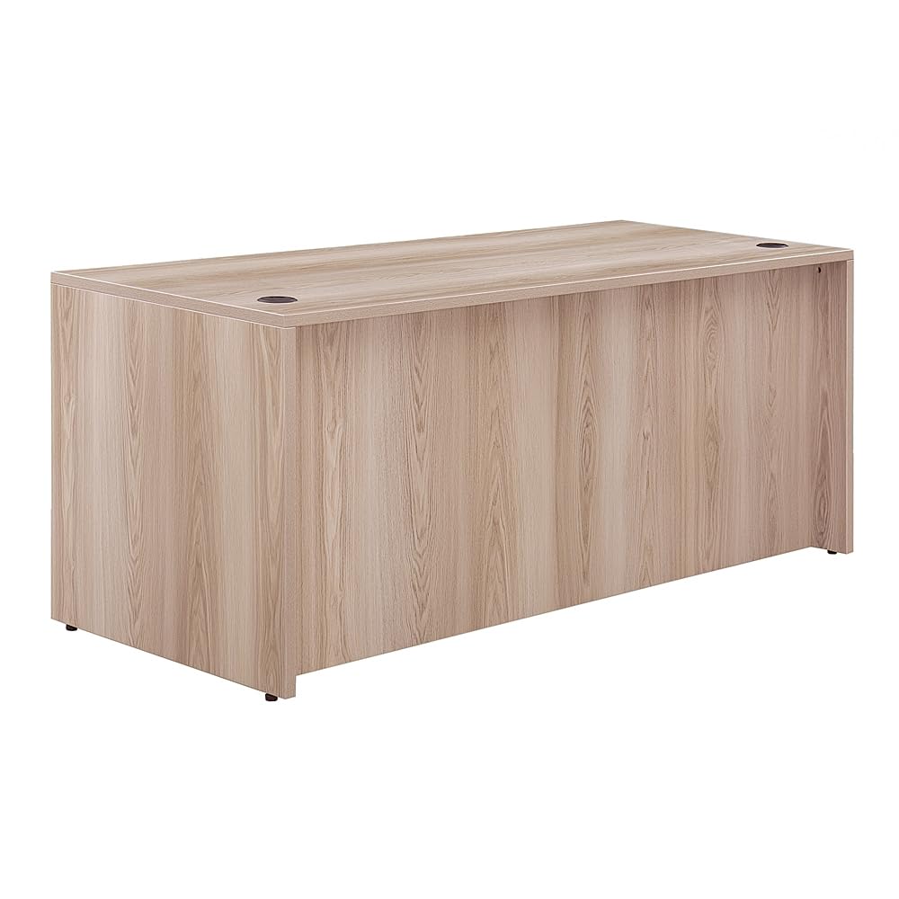 Executive Office Desk with Storage & File Cabinet - Durable 72
