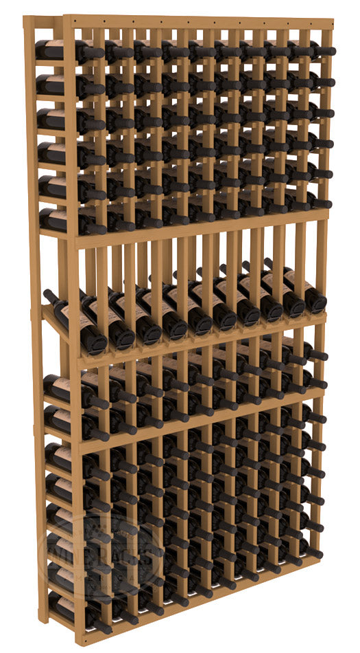 InstaCellar 10 Column Wine Bottle Display Rack - Perfect for Wine Storage, Cellar Organization, and Retail Store Shelving