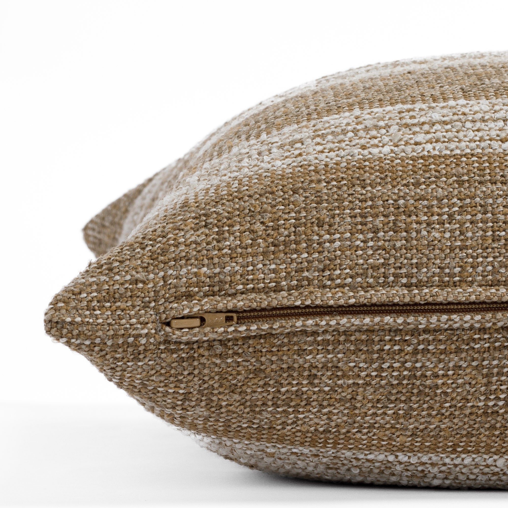 Acadia Stripe 22x22 Decorative Throw Pillow Cover in Cinnamon - Perfect for Sofa, Bed & Home Decor