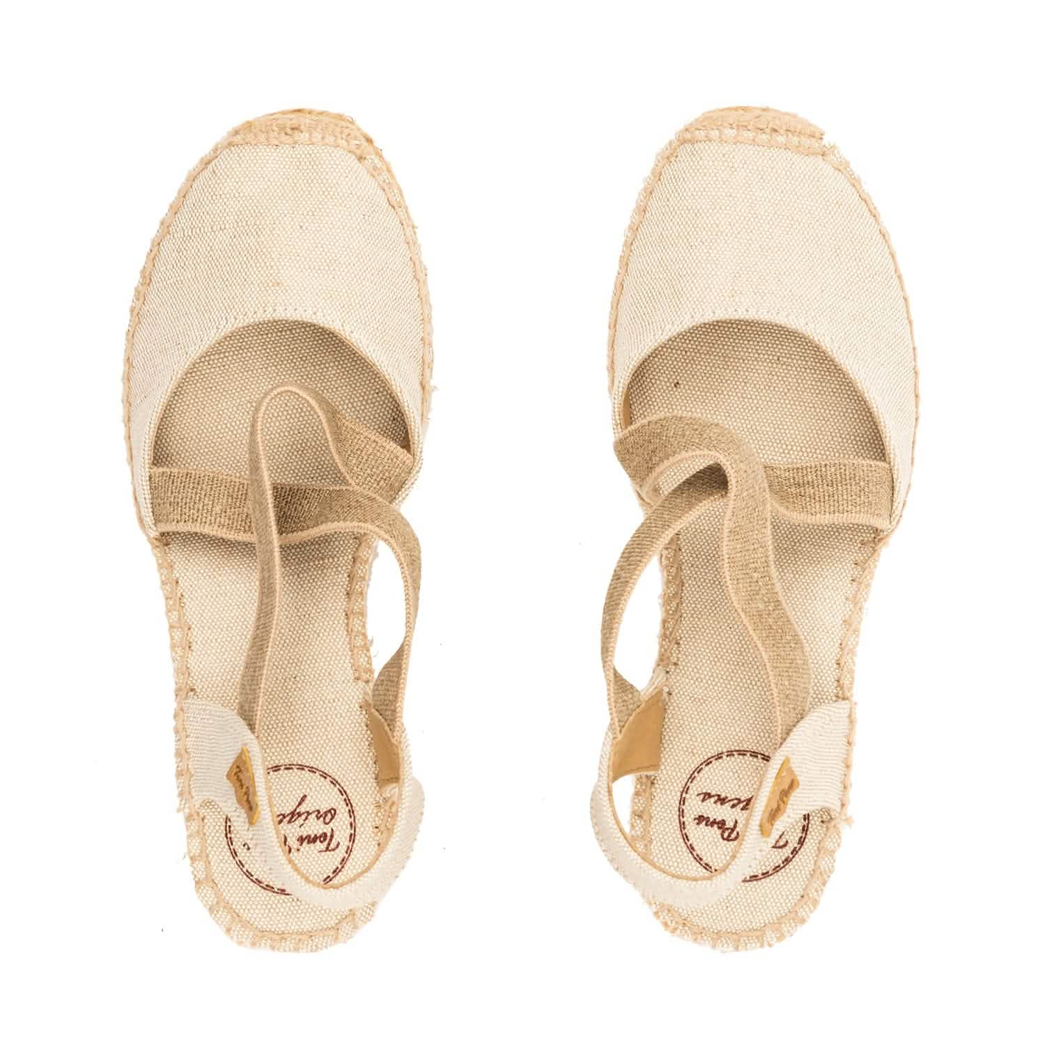 Women's Plain Canvas Wedge Espadrilles - Comfortable Summer Casual Shoes for Beach, Vacation & Everyday Wear | Saba V