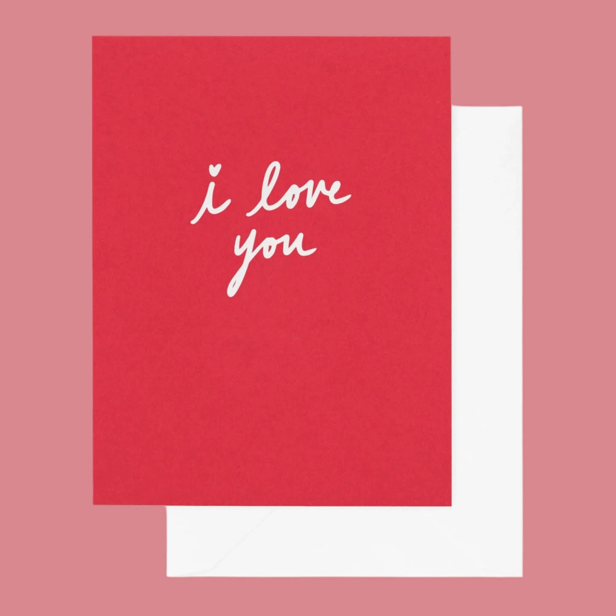 Romantic Heart I Love You Card - Perfect for Valentine's Day, Anniversaries & Special Occasions | Express Your Love with This Beautiful Greeting Card