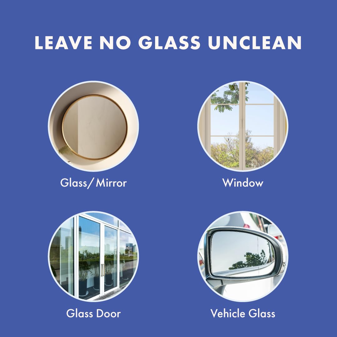 Kleenest Natural Glass & Surface Cleaner | Plant-Based All Purpose Cleaning Liquid for Kitchen, Bathroom, Home & Car | Streak-Free Shine | Safe for Kids & Pets | Lavender Scent 500ml | Perfect for Windows, Mirrors, Countertops & Stainless Steel