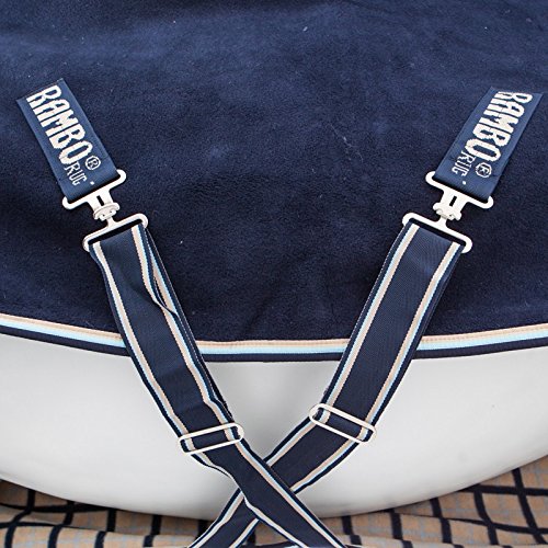 Horseware Rambo Cozy Fleece Cooler Blanket for Horses - Breathable & Warm Stable Rug for Winter Riding, Training & Show Prep