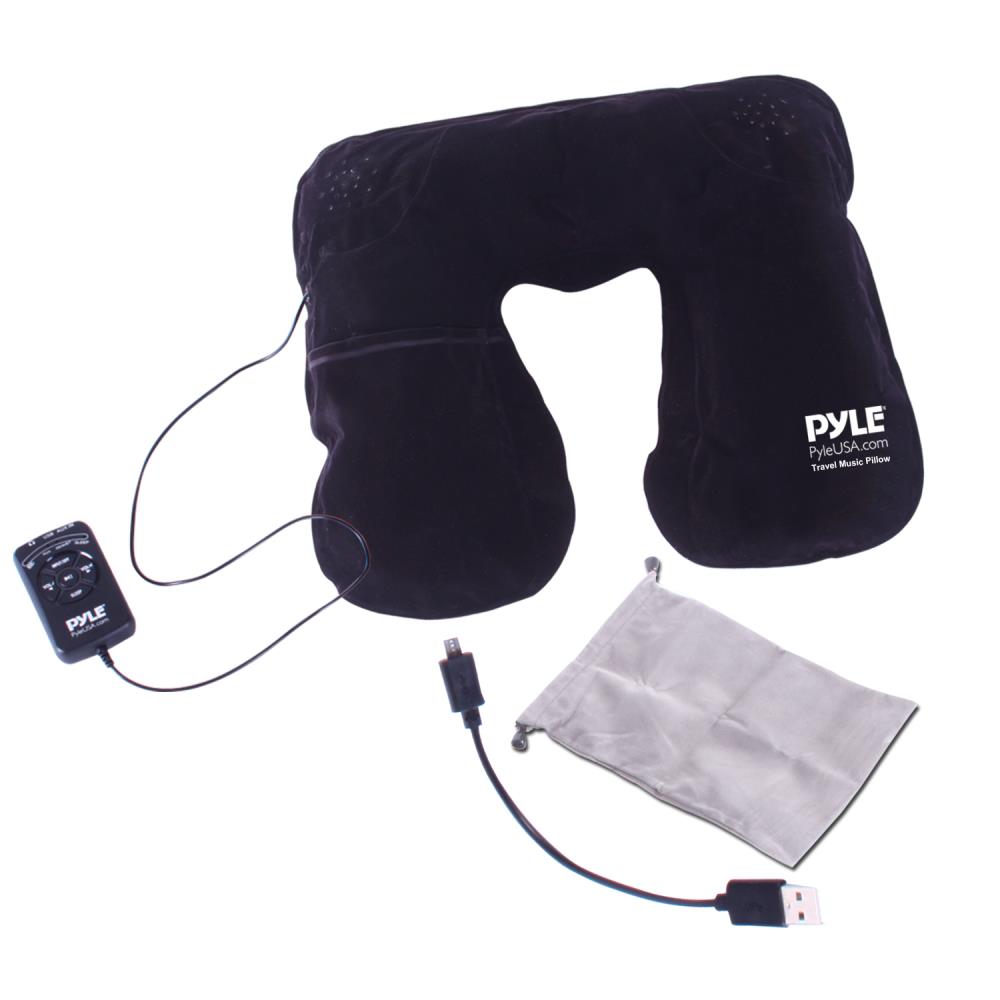 Wireless Bluetooth Music Pillow with Built-in Speakers - Soft & Comfortable for Sleeping, Travel, and Relaxation at Home