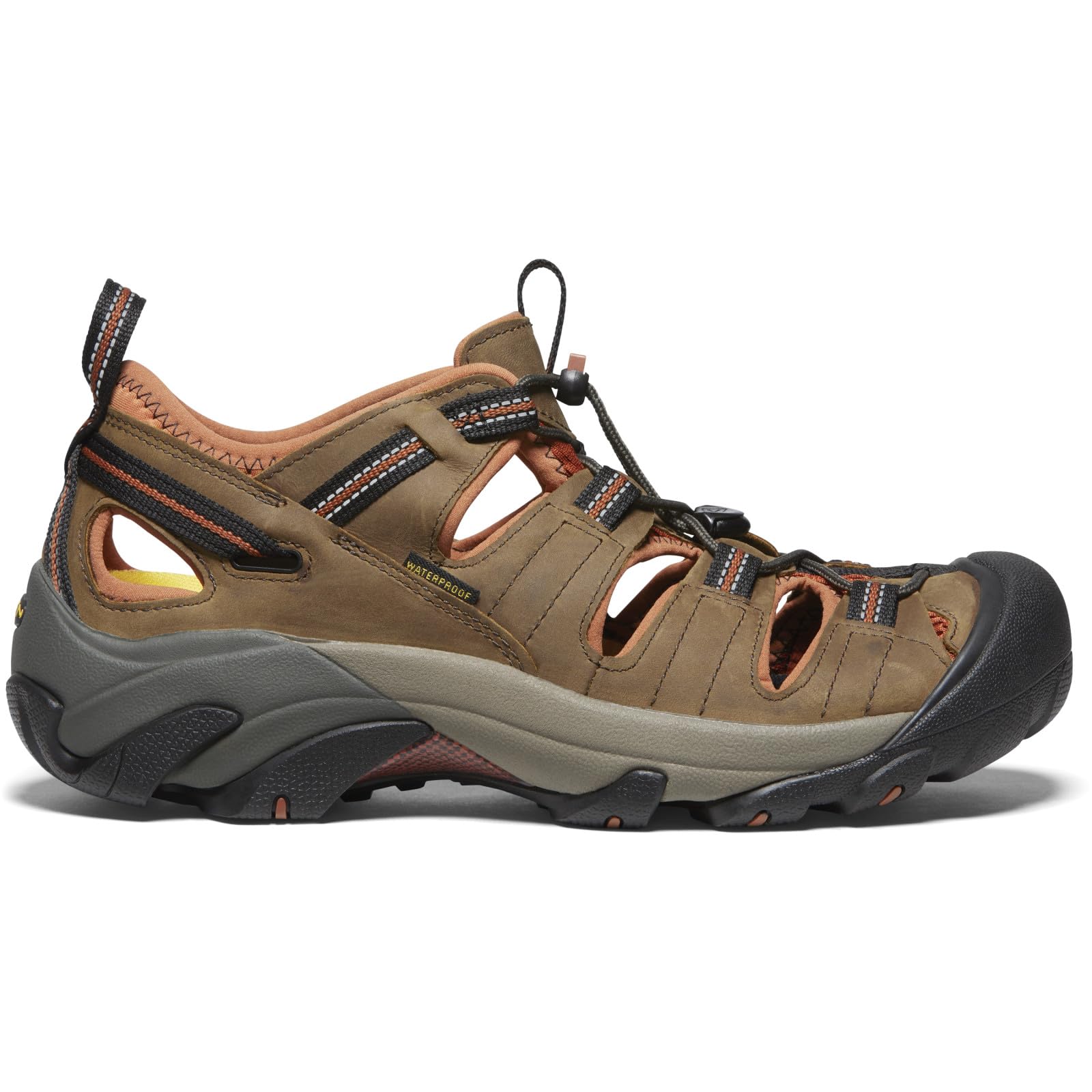 KEEN Men's Arroyo 2 Closed Toe Hiking Sandals - Waterproof & Comfortable Outdoor Adventure Footwear for Trail Walking, Camping, and Travel
