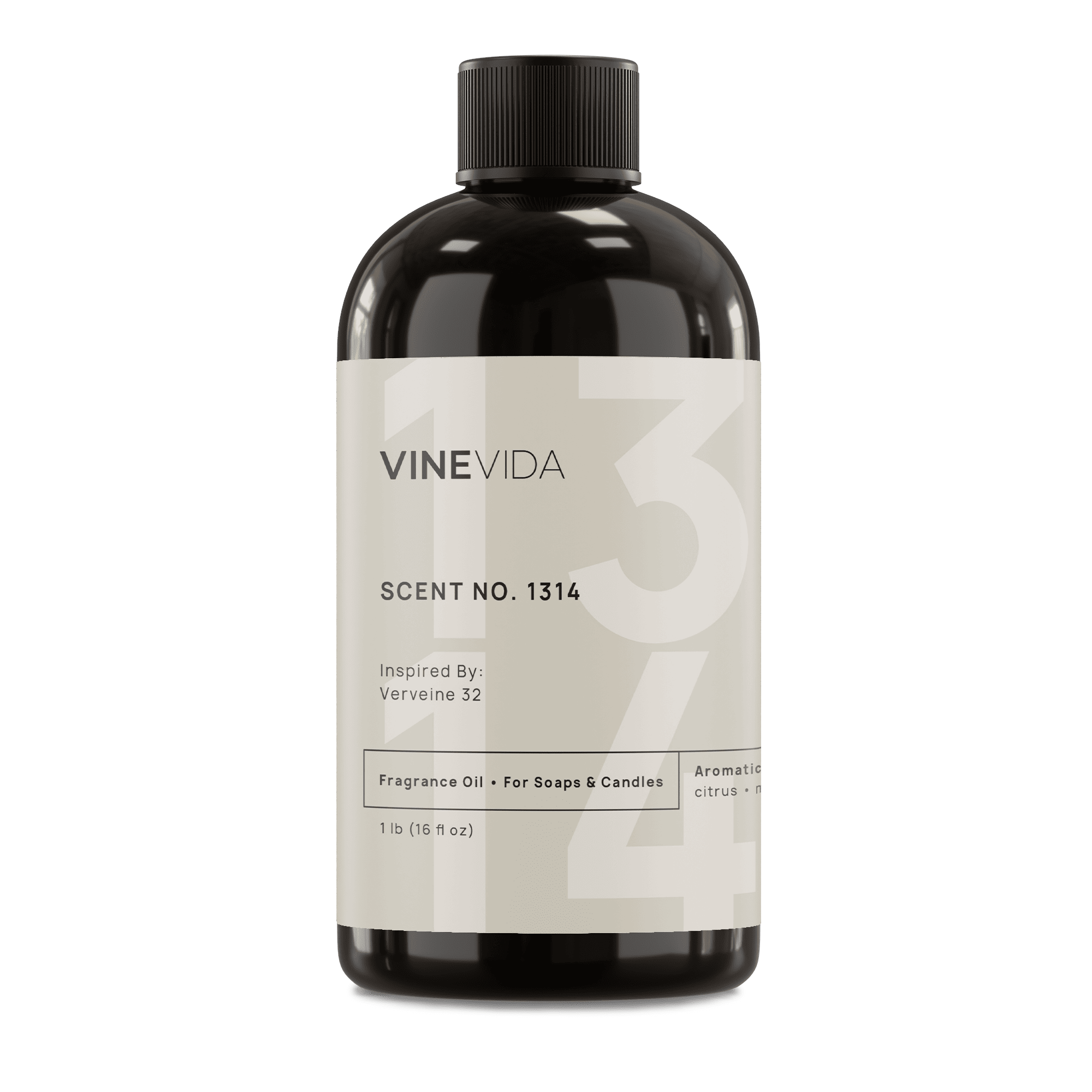NO. 1314 Fragrance Oil for Soaps & Candles - Inspired by Verveine 32 by Le Labo | Vegan, Long-Lasting Scent for DIY Home, Spa & Aromatherapy
