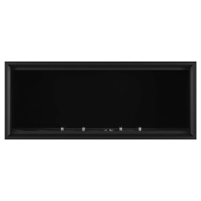 Napoleon Tall Vector 62 Inch Direct Vent Linear Gas Fireplace with Realistic Luminous Logs - Perfect for Modern Living Rooms & Cozy Winter Nights
