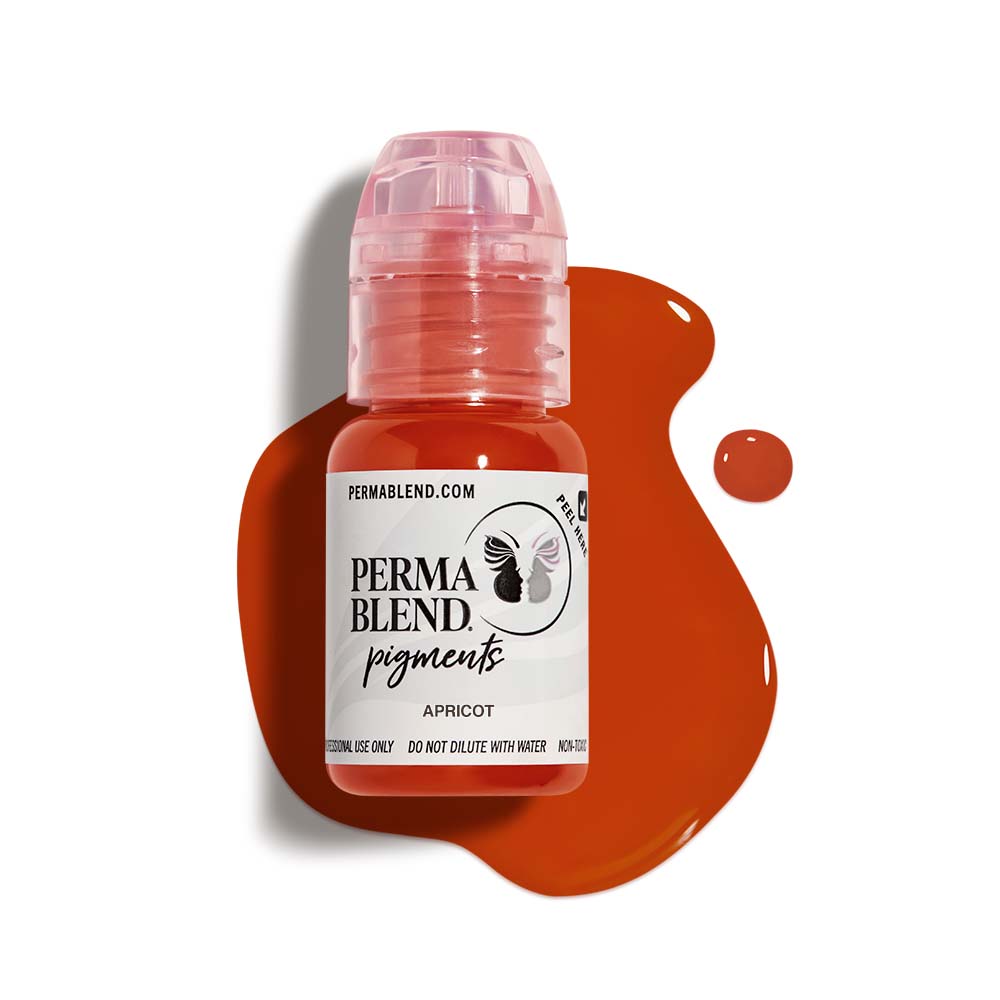Perma Blend Apricot Pigment - Professional Tattoo Ink for Vibrant Body Art | Perfect for Tattoo Artists & Permanent Makeup | Home & Studio Use