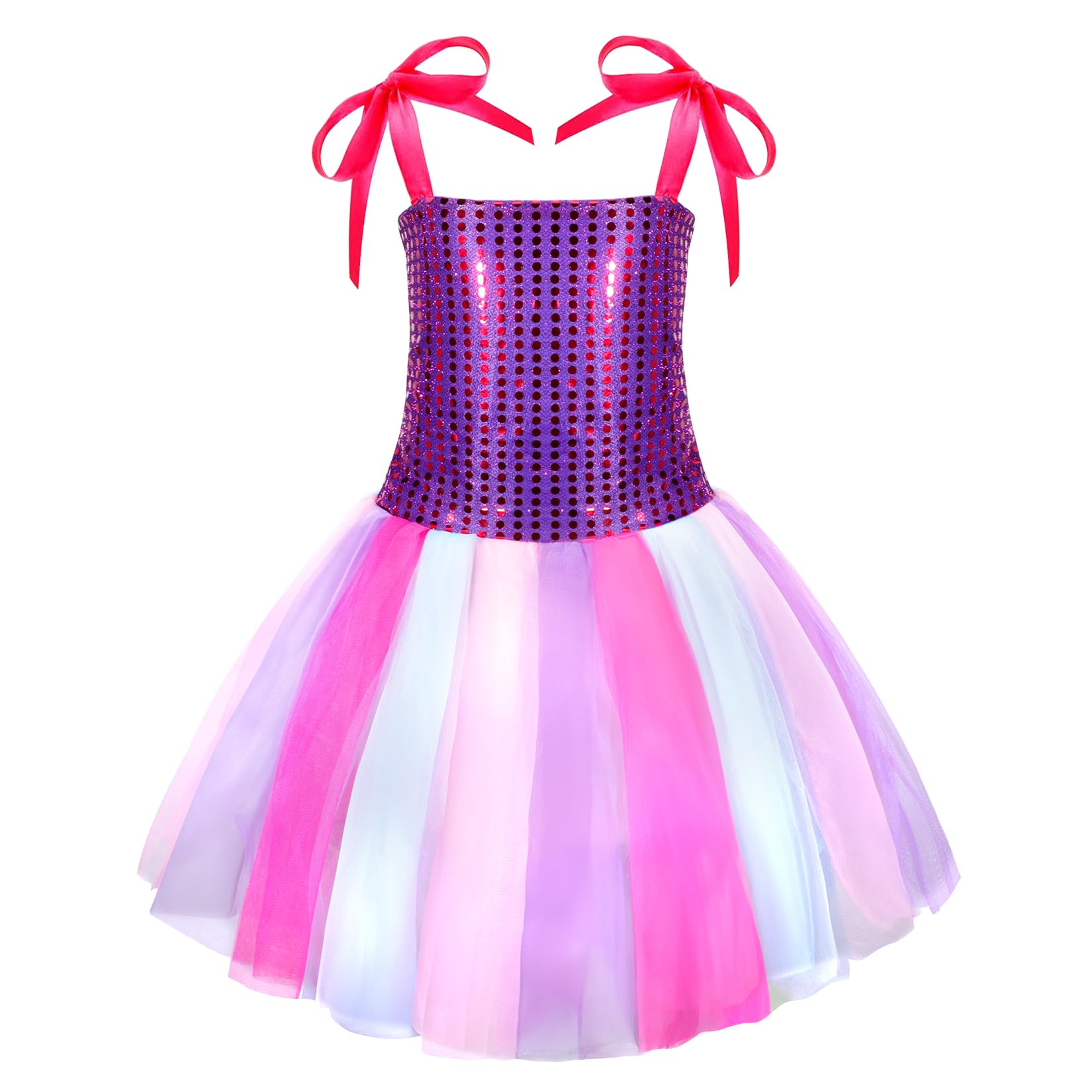 VGOFUN Princess Dress Up Costume for Girls Ages 3-6 | Pretend Play Fairy Tale Party Outfit | Perfect for Halloween, Birthday Parties & Dress-Up Play