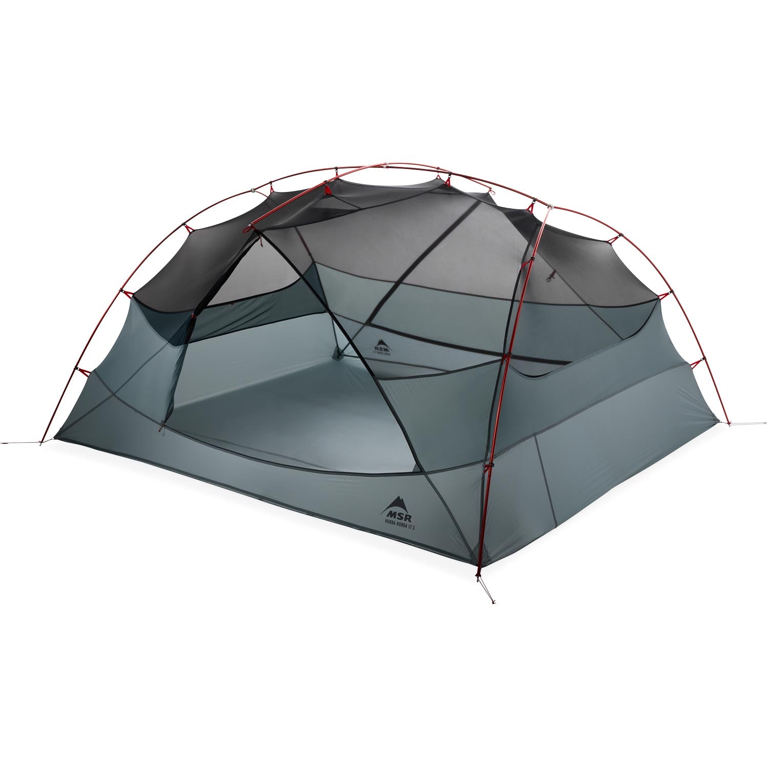MSR Hubba Hubba LT 3-Person Lightweight Backpacking Tent - Ultralight 3-Season Camping Tent for Hiking, Backpacking & Outdoor Adventures