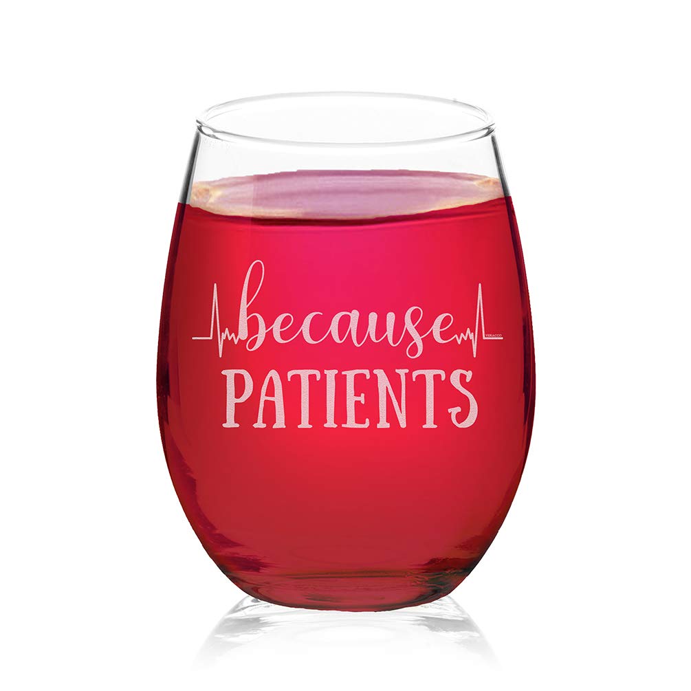 Veracco Funny Stemless Wine Glass - Perfect Birthday Gift for Wine Lovers, Bachelor Party Favors & Humorous Drinking Gifts (Clear Glass) - Ideal for Parties, Celebrations & Wine Tasting Events